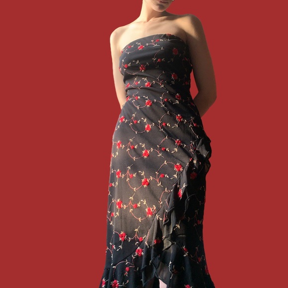 Vintage 90s Bodycon Dress - Picture 2 of 4